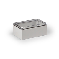 Cubo D 120 x 200 86 мм, глухая стенка, прозрачная крышка, ABS, IP 66/67 - DABP122009T Ensto