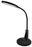 Светильник светодиодный KD-836 C02 LED наст. 7Вт 230В 450лм сенс.рег.ярк и цвет.темп USB-5В 1А черн. Camelion 13888