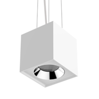 Светильник светодиодный DL-02 Cube 150х160 36Вт 4000К 35град. подвесной RAL9010 бел. матов. диммер DALI VARTON V1-R0-00360-30D01-2003640