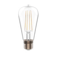 Лампа светодиодная филаментная Basic Filament 4.5Вт ST64 2700К E27 470лм Gauss 1121215