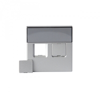 Накладка для 2хRJ45, Impressivo, алюминий | 1819-83 2TKA000607G1 ABB