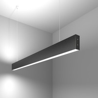 Светильник светодиодный подвесной линейный двусторонний 103см 40W 6500K черная шагрень (101-200-40-103) | a042944 Elektrostandard Электростандарт