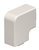 Крышка плоского угла кабельного канала WDK 25x40 мм (ПВХ,кремовый) (WDK HF25040CW) | 6161243 OBO Bettermann
