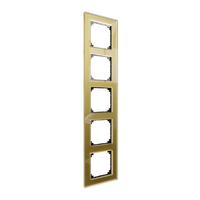 Рамка 5-м MERTEN M-Elegance стеклянная зол. SM SchE MTN4050-3241 Schneider Electric