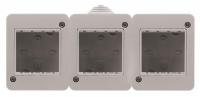 Коробка IP40 для открытой установки на 6 модулей, серия Zenit/Stylo | 2CLA329310N1101 ABB N3293.1