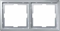 Рамка 2-м Merten алюм. SchE MTN481260 Schneider Electric