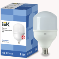 Лампа светодиодная промышленная HP 65Вт 230В 6500К E40 | LLE-HP-65-230-65-E40 IEK (ИЭК)