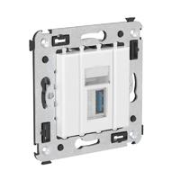 Розетка USB 3.0 1-м СП Avanti "Белое облако" тип А-А DKC 4400303 (ДКС)