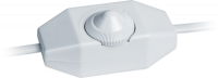 Шнур NPS-FS02-170-2x0.5-WH 1.7 м с диммируемым выкл. белый | 61602 Navigator