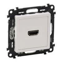 Розетка HDMI Valena LIFE с предварительно подкл. разъемом лиц. панелью бел. Leg 753175 Legrand