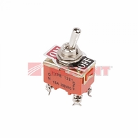 Тумблер 250V 15А (4c) ON-OFF двухполюсный | 36-4130 REXANT