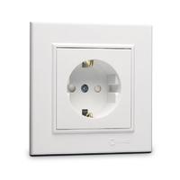 Розетка с/з с защит. для детей СП Karea 16А IP20 бел. Makel 56001058