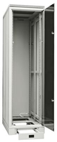 Шкаф напольный WZ-IT-186080-44AA-2-011-FP 19",18U,896х600х800мм,пер.и зад.дв.ст.одн.с перф.т.C 80% и однот.зам.,сер.(RAL7035)разобр. | 408873 Zpas