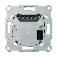 Механизм светорегулятора Merten D-Life PlusLink 2х50-200Вт RLC 2 канала универс. SchE MTN5172-0000 Schneider Electric
