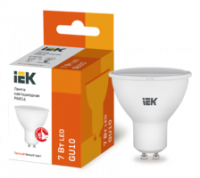 Лампа светодиодная LED 7Вт GU10 220В 3000К PAR16 софит | LLE-PAR16-7-230-30-GU10 IEK (ИЭК)