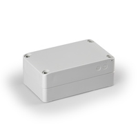 Cubo S 75 x 125 50 мм, 25 мм основание, глухая стенка, серая крышка, ABS, IP 66/67 - SABP081305LG Ensto