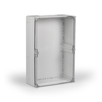 Cubo C 400 x 600 185 мм, выбивные фланцы, прозрачная крышка, PC, IP 66/67, включает вставку рамную - CPCF406018T Ensto