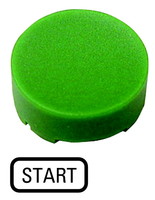 Кнопочный шильдик, выступающий зеленый START, M22-XDH-G-GB1 - 218241 EATON