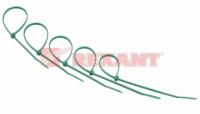 Хомут кабельный 3.6х200 нейл. зел. (уп.25шт) Rexant 07-0203-25