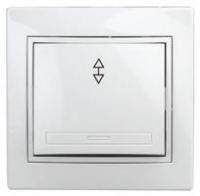 Переключатель 1-кл. СП Plano 10А IP20 1Э-103-01 250В бел. Intro Б0038824 ЭРА (Энергия света)