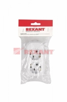 Колодка 2 гнезда с заземлением | 11-8702 REXANT