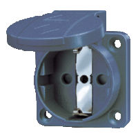 Розетка панельная 16А 2Р+Е IP54 - 11061 Mennekes