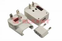 Адаптер сетевой «Путешественник» с USB | 11-1051 REXANT