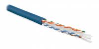Кабель витая пара UUTP4-C6-S23-IN-LSZH-BL-100(100м)U/UTP,кат.6,4 п.(23AWG),одн.solid),с разд.,LSZH,нг(С)-HF,–20°C–+75°C,синий | 273521 Hyperline