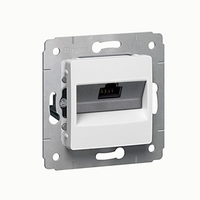 Розетка компьютерная СП Cariva RJ45 UTP на захватах бел. (DIY-упак.) Leg 695954 Legrand