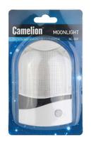 Светильник светодиодный NL-249 220В ночник с фотосенсором бел. Camelion 14356