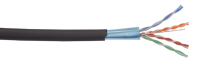 Кабель связи витая пара F/UTP кат.5е 4х2х24AWG solid LDPE (305м) черн. (м) ITK LC3-C5E04-339 IEK (ИЭК)