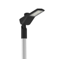Светильник светодиодный Levante Plaza 25Вт кронштейн 48мм 5000К уличный 1..10V NEMA RAL9005 черн. муар VARTON V1-S1-90648-40U34-6602550