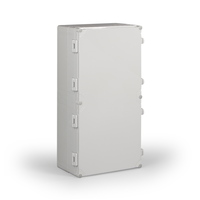 Вставка рамная серая крышка PC IP66 - WPCP306018G Cubo W 300 x 600 185 с петелями и замками Ensto