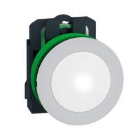Лампа сигнальная 22мм 24В бел. заподлицо пластик C1 SchE XB5FVB1C1 Schneider Electric