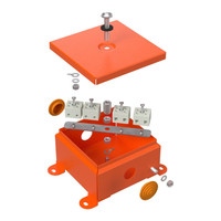 Коробка металлическая огнестойкая 70-0360-FR2.5-8 Е15-Е120 110х110х65 Промрукав |