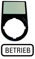 Шильдик (BETRIEB) с держателем 30х50, цвет черный, M22S-ST-D7 - 216488 EATON