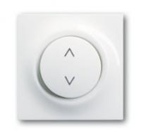 Клавиша для механизма электронного выключателя Busch-Jalousiecontrol 6411 U-101, U/S-101, 6418 U, реле 6402 серия impuls, цвет альпийский белы ABB 6430-0-0144 2CKA006430A0144