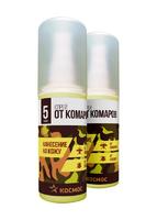Космос KOC_GH327 Спрей-репеллент от комаров/клещей/мокрецов/слепней/мошек с ароматом лимона (наносится на кожу)
