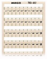 Маркировка WMB MULTI перпенд. 1-10 (уп.5шт) WAGO 793-602