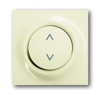 Клавиша для механизма электронного выключателя Busch-Jalousiecontrol 6411 U-101, U/S-101, 6418 U, реле 6402 серия impuls, цвет слоновая кость ABB 2CKA006430A0337 6430-0-0337