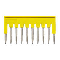 Гребенка XW5SP1510YL для клемм XW5 Push-in Plus 1.5кв.мм 10п 500В 17.5А желт. Omron 670049
