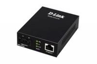 Медиаконвертер DMC-F30SC/B1A (1 порт 10/100Base-TX +1 100Base-FX; разъем SC для одномод. оптич. кабеля (до 30км) D-Link 1852329
