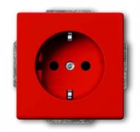 Розетка SCHUKO 16А 250В, со шторками, серия solo/future, цвет оранжевый | 2013-0-5324 2CKA002013A5324 ABB
