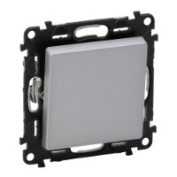 Механизм переключателя промежуточного 1-кл. СП Valena Life 10А IP20 250В 10AX с лиц. панелью винт. зажимы алюм. Leg 752607 Legrand