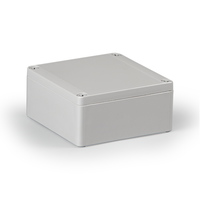 Cubo S 125 x 60 мм, 50 мм основание, глухая стенка, серая крышка, ABS, IP 66/67 - SABP131306G Ensto