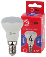 Лампа светодиодная LED R39-4W-865-E14 R (диод, рефлектор, 4Вт, хол, E14) (10/100/4900) ЭРА (Энергия света) Б0045334