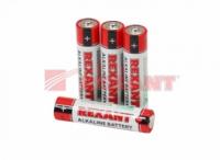 Элемент питания алкалиновый AAA/LR03 1.5В 1200 mAh (блист.4шт) REXANT 30-1012