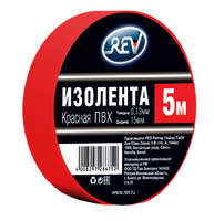 Изолента ПВХ 15мм (рул.5м) красн. REV 28675 2