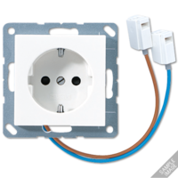 Розетка штепсельная SCHUKO 16A 250V слоновая кость JUNG AS521