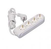 Удлинитель 4х10м с заземл. 16А защ. шторки Makel N4210083